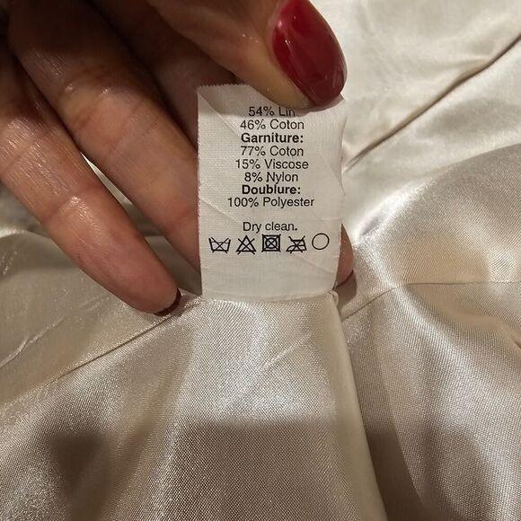 J. Crew Classic Schoolboy White/Navy Mixed Stripes Blazer Size 2 - Picture 11 of 12